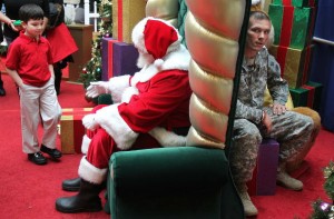 soldier-behind-santa